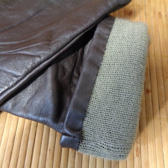 Worthington Leather Gloves Longer Style Womens - Picture 4 of 7